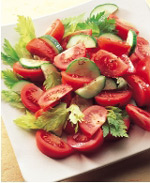 Domatesli Cevizli salata tarif resmi