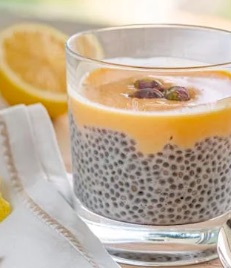 Limonlu fit chia puding tarifi