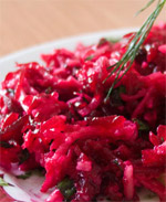 Diyet kırmızı pancar salatası tarif resmi