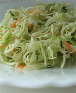 Beyaz lahana salatası  tarifi