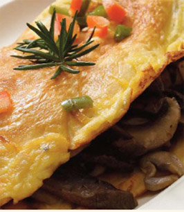 Mantarlı omlet tarif resmi