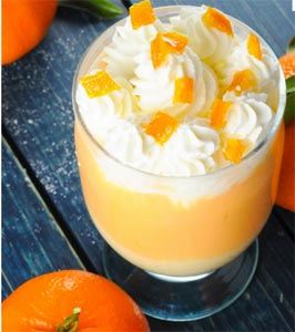 Portakal reçelli muhallebi tarifi
