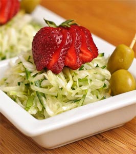 Beyaz Lahana salatası (salatlar) tarifi