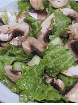 Mantarlı sirkeli salata tarifi