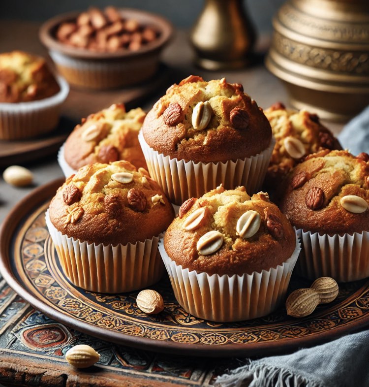 Hindistan Cevizli Yerfıstıklı Muffin