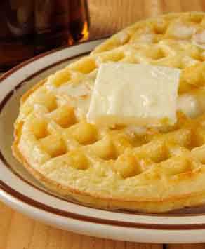 Yumurtasız waffle (waffel) tarif resmi