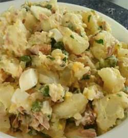 Yumurtalı mayonezli patates salatası tarifi