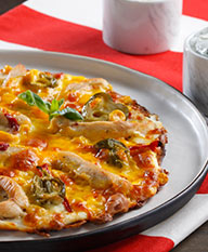 Tavuk Tortilla Pizza tarif resmi