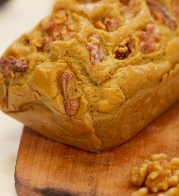 Cevizli tahinli glutensiz ekmek 