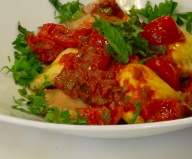 Lor dolgulu glütensiz makarna