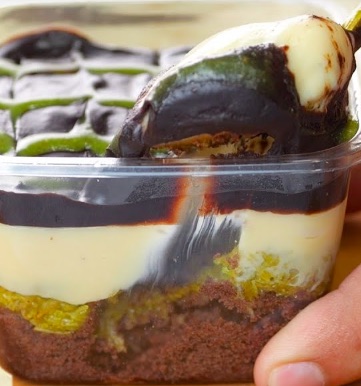 Dubai kadayıflı çikolatalı pudding (videolu)