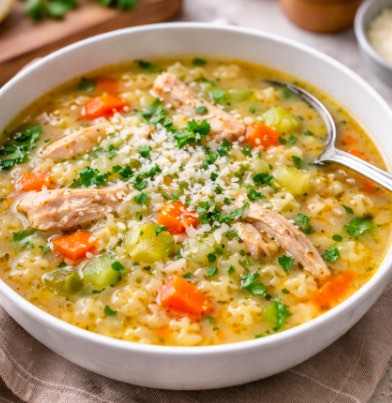 İtalian penicilin hasta çorbası şehriyeli (pastina)