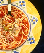 Fırında köfteli spagetti tarifi